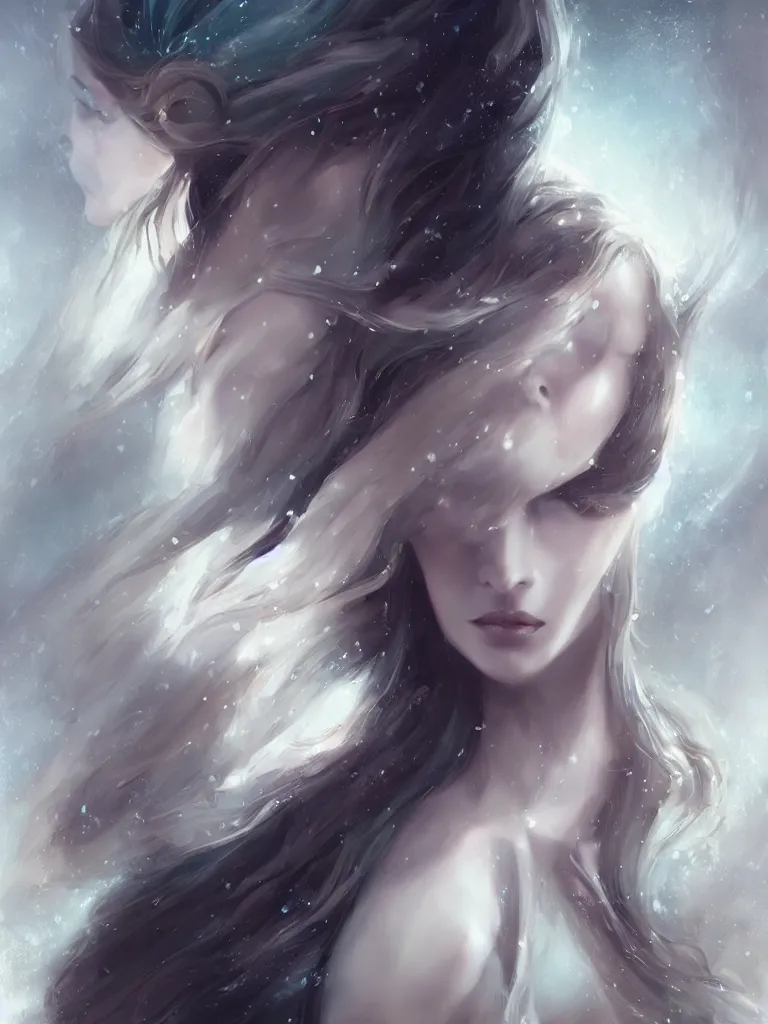 Prompt: a beautiful elegant sexy goddess traveling through time, by charlie bowater, full body, highly detailed, symmetrical face