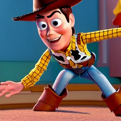 Image similar to Michael Jackson as Woody in Toy Story (1995)