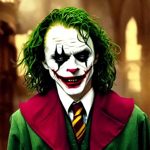 Image similar to harry potter as the joker