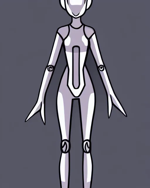 Prompt: symmetrical!! full body concept art for a futurstic alien girl, wearing tight futurstic simple clothes, walking inside of a futuristic life pod on an alien world | | epic - fine - clean, polished, trending on artstation, brush strokes