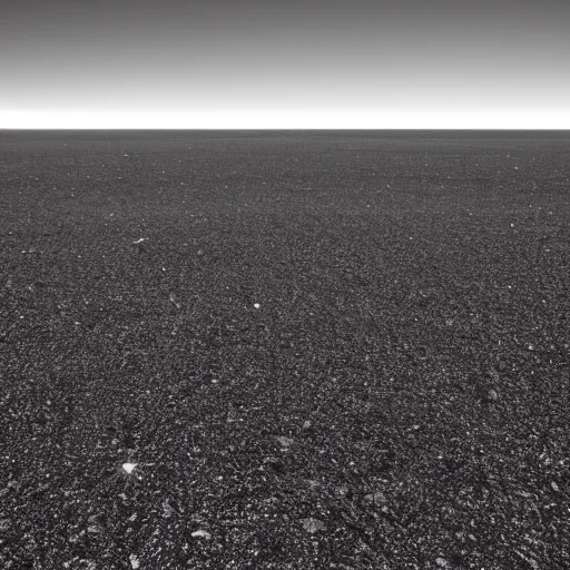 Prompt: Ground view of the surface of the Sun, sharp, endless horizon, award winning photography