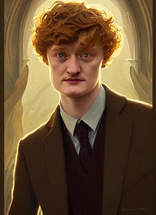 Prompt: portrait of james acaster, d & d, fantasy, intricate, elegant, highly detailed, digital painting, artstation, concept art, smooth, sharp focus, illustration, art by artgerm and greg rutkowski and alphonse mucha