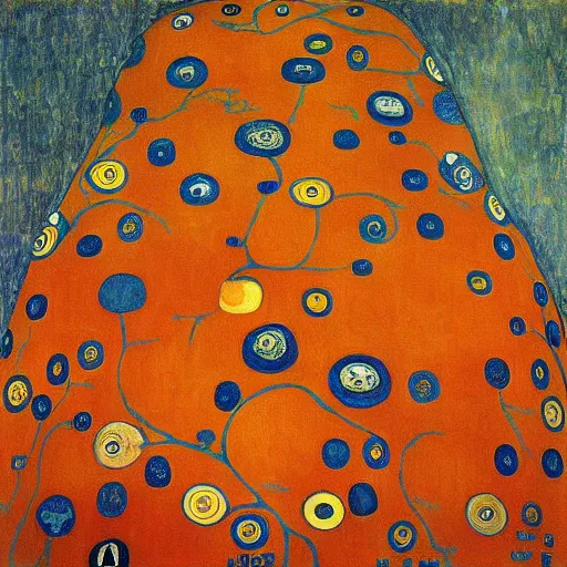 Prompt: “Painting of a pumpkin by Gustav Klimt”