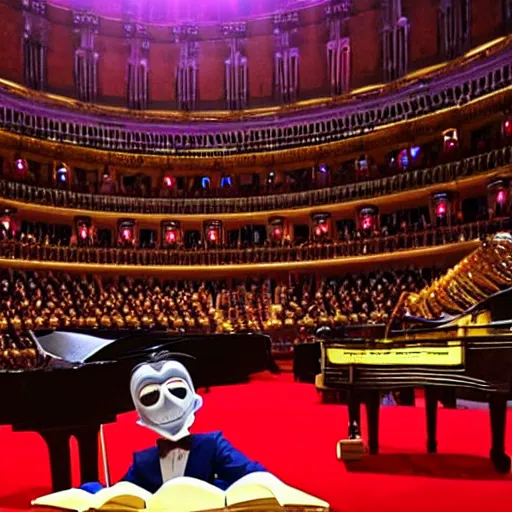 Image similar to mac tonight playing piano at the royal albert hall