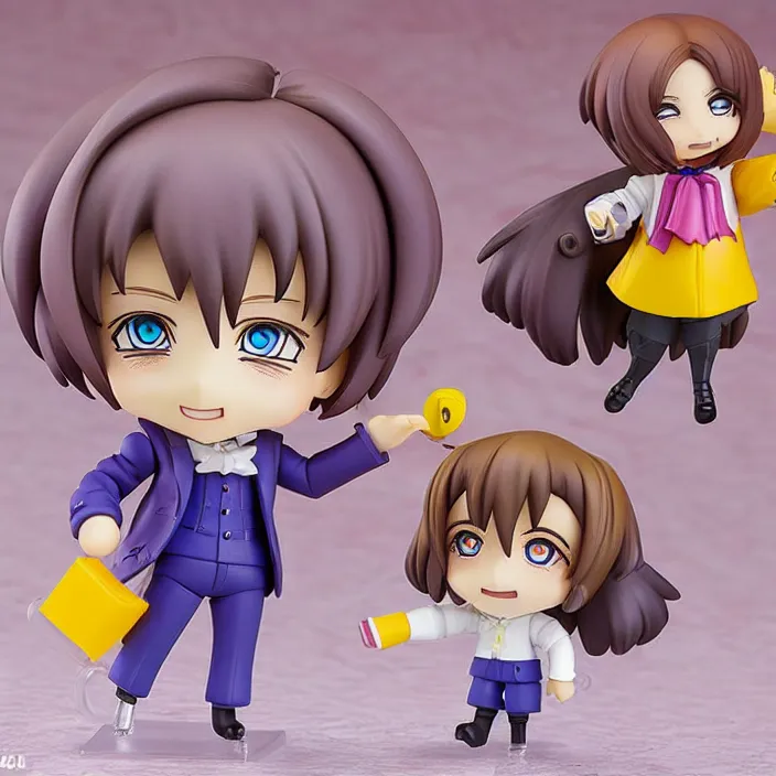 Image similar to Willy Wonka, An anime Nendoroid of [Character Here], figurine, detailed product photo