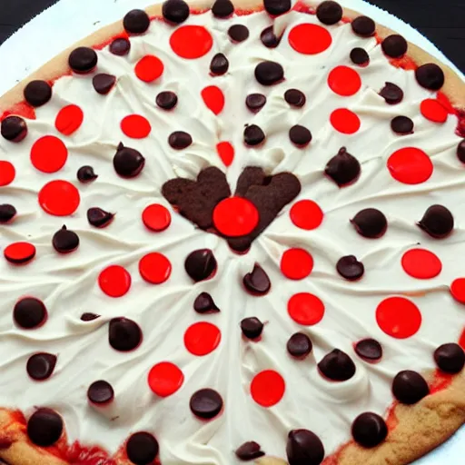 Prompt: cookie pizza