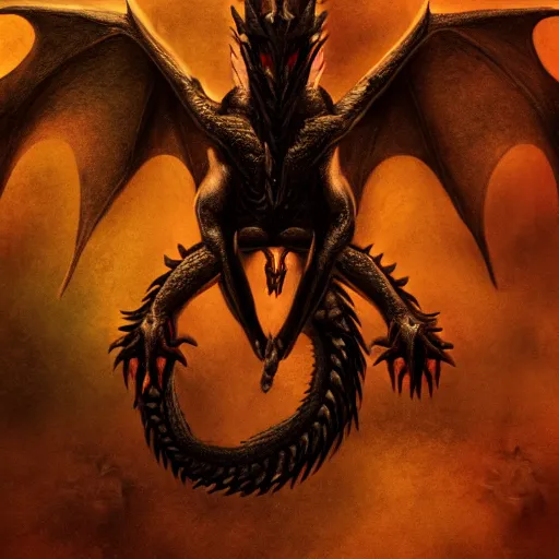 Image similar to half human half dragon