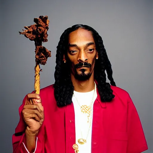 Image similar to Snoop Dogg holding a huge blunt for a 1990s sitcom tv show, Studio Photograph, portrait, C 12.0