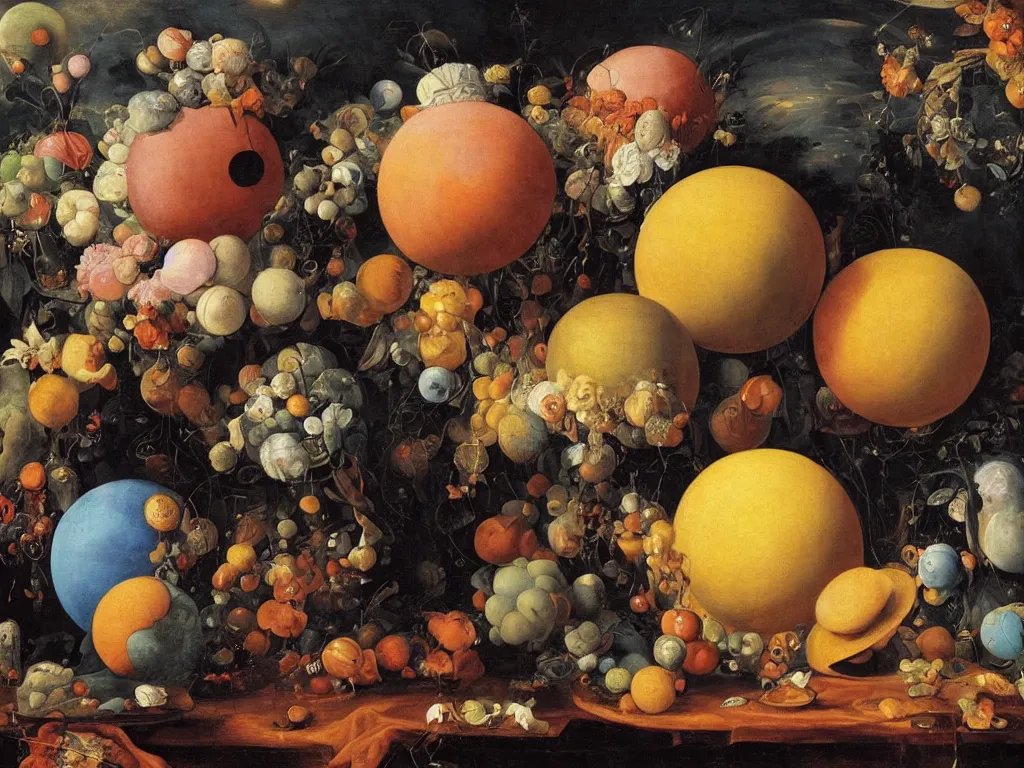 Prompt: the universe is a spheroid region 7 0 5 meters in diameter, sunlight study, art nouveau, by jan davidz de heem and ( ( ( ( ( martin johnson heade ) ) ) ) ) and ( ( ( ( ( lisa frank ) ) ) ) ), 8 k, f / 4