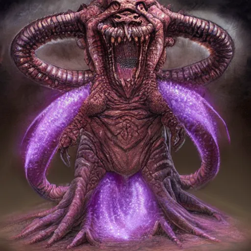 Image similar to jim henson studios creates zergling concept creature portrait. final rendering stage production