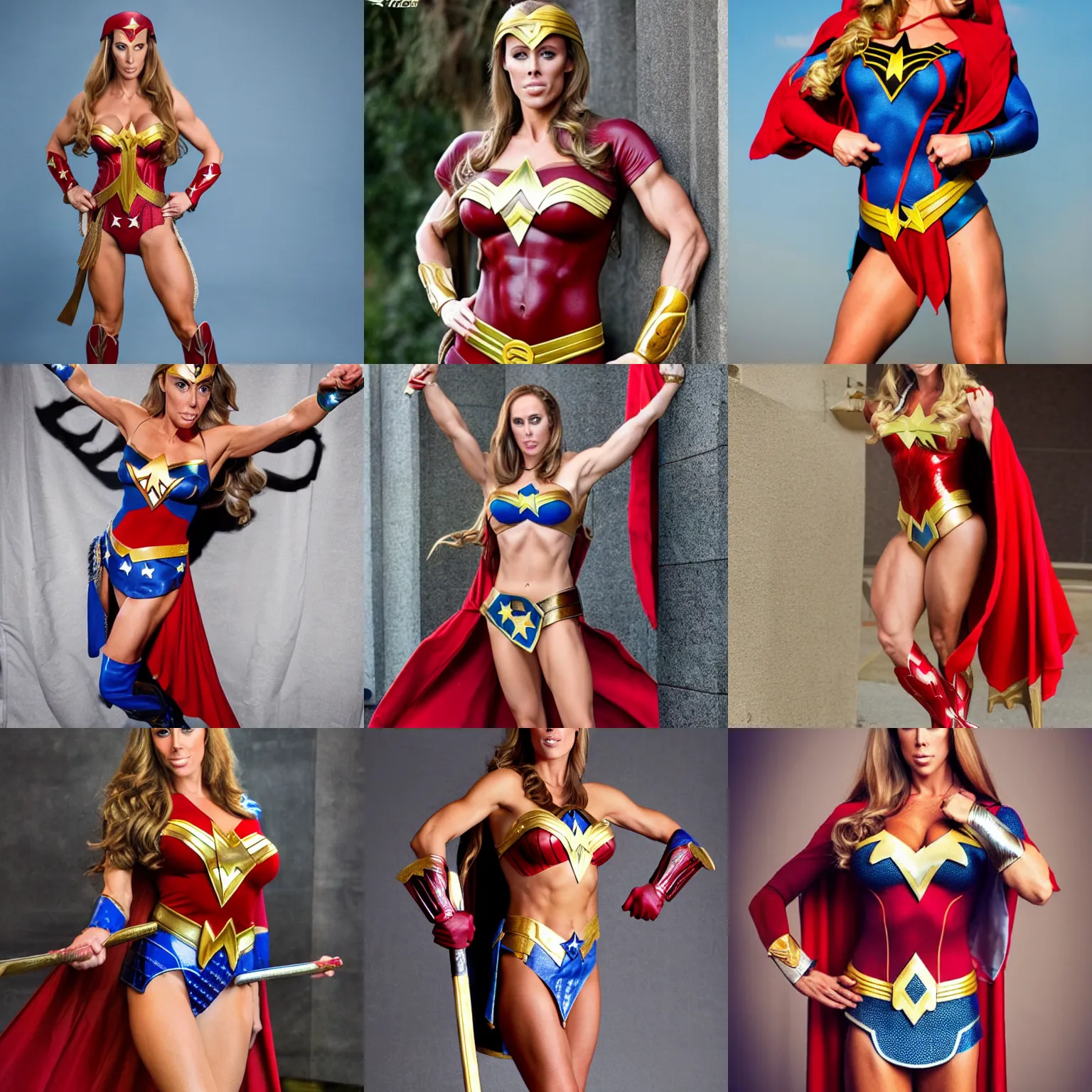 Prompt: Nicole Aniston as Wonderwoman