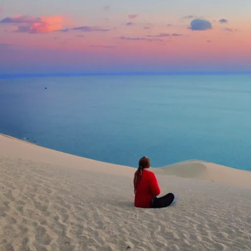 Image similar to watching the sun go down at the dune du pilatus in France