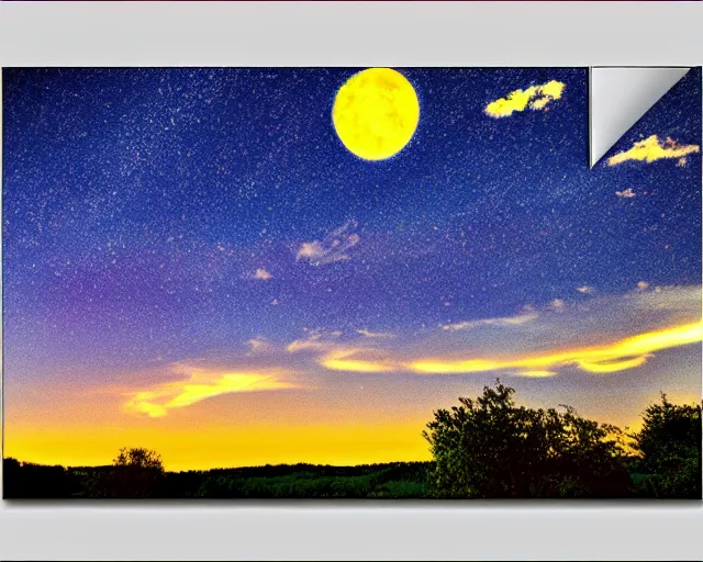 Image similar to scenic view of the sky on a summer night, ultradetailed,,