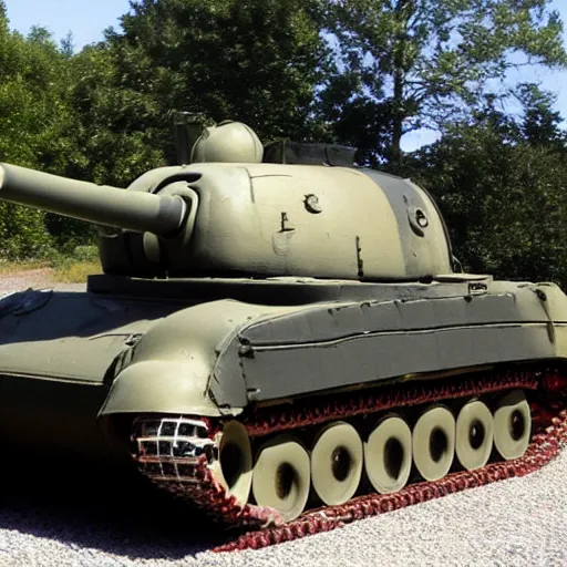 Image similar to M51 Super Sherman Tank