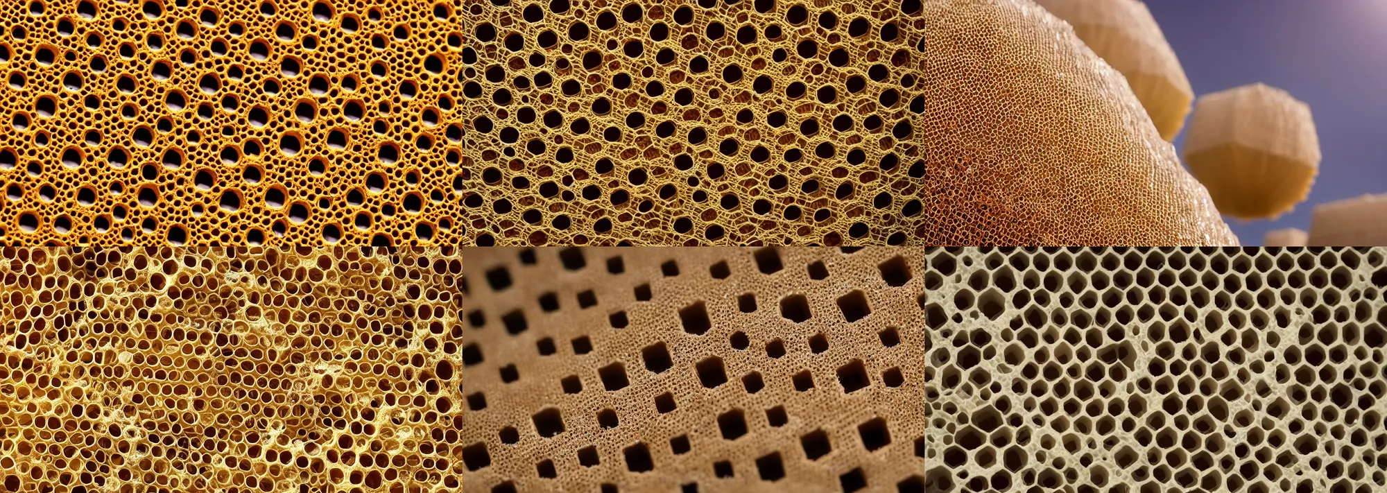 Prompt: honeycombs made of houses, macro photography, dof, by earnst haeckel