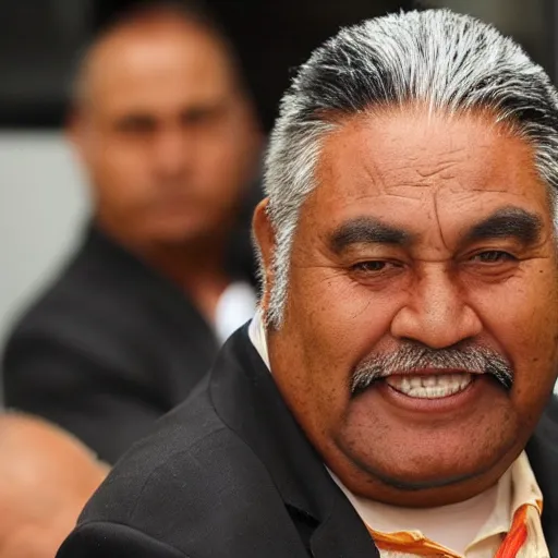 Prompt: generic New Zealand Maori party member