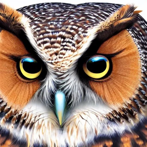 Prompt: owl rabbit hybrid, photorealistic, highly detailed, studio lighting, national geographic