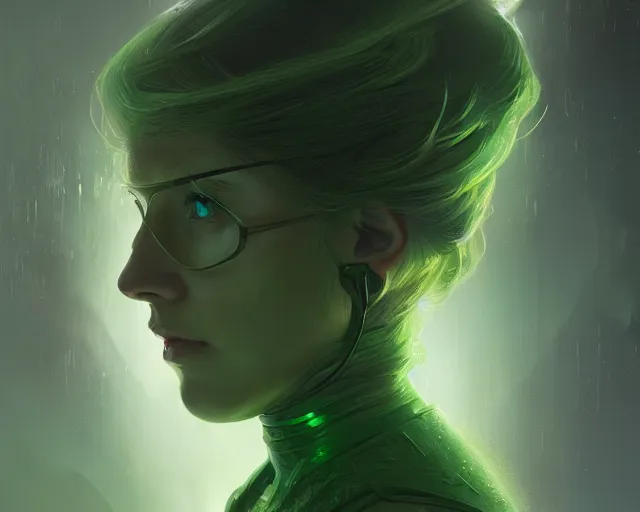 Image similar to photography of cade skywalker, deep focus, science fiction, star wars legends, green mist, intricate, elegant, highly detailed, digital painting, artstation, concept art, matte, sharp focus, illustration, art by artgerm and greg rutkowski and alphonse mucha