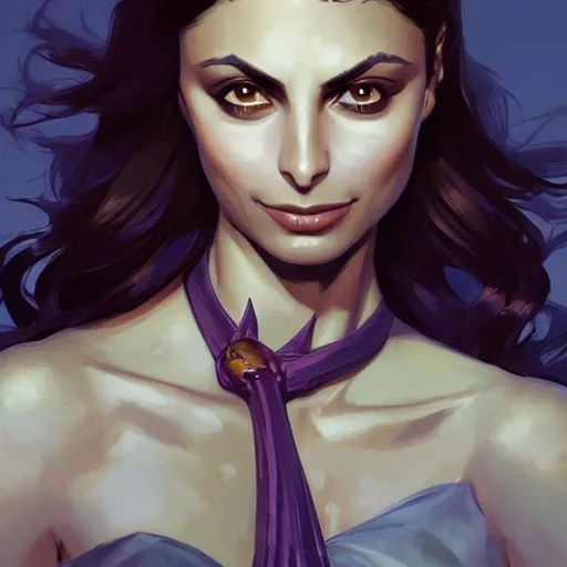 Image similar to portrait Morena Baccarin, fantasy art, heartstone, Video game icon, 2d game art gta cover , official fanart, behance hd, artstation, by Jesper Ejsing, by RHADS, Makoto Shinkai and Lois van baarle, ilya kuvshinov, rossdraws