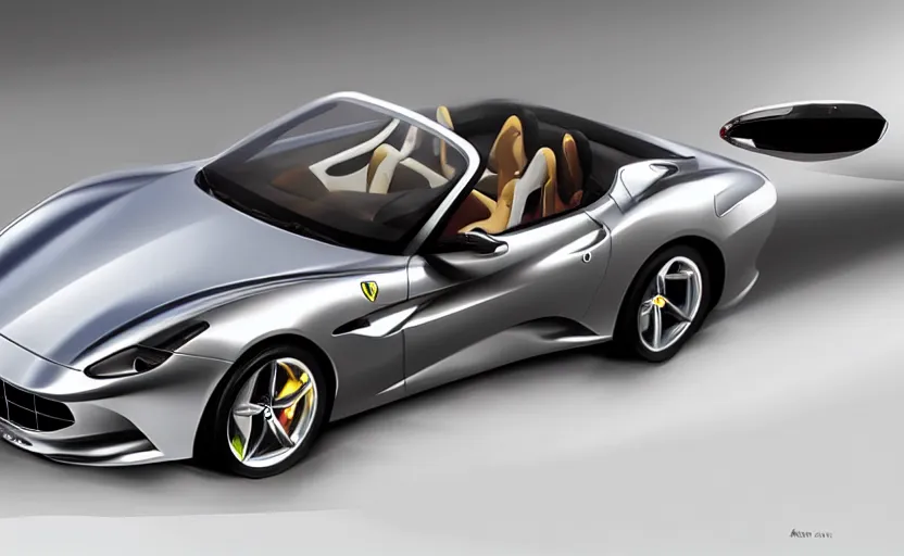 Image similar to “A 2025 Ferrari Daytona Spyder Concept, studio lighting”