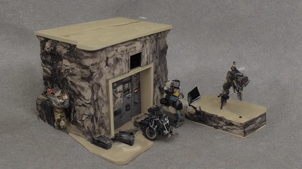 Image similar to rough sandpaper active charger diorama