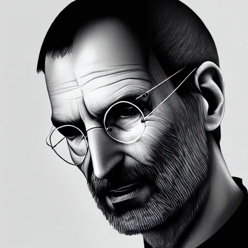 Prompt: a macro portrait of Steve Jobs in the GTA artstyle, hyperdetailed, artstation, digital art, photorealism, accurate, 8k,