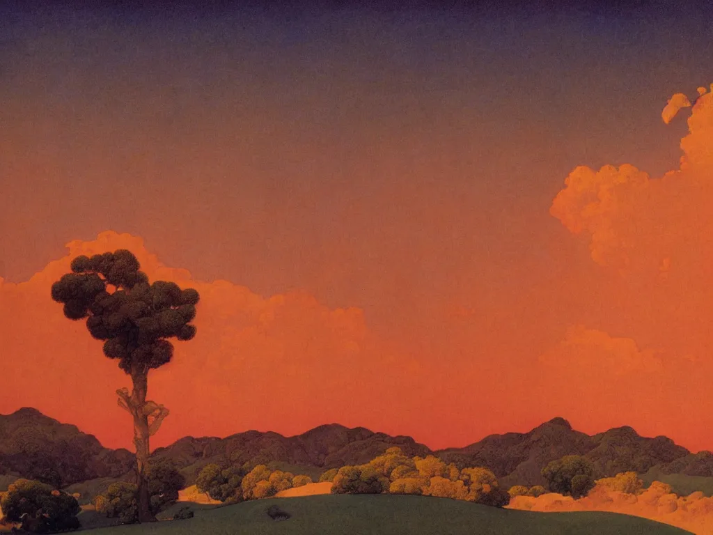 Image similar to 🌅 by maxfield parrish