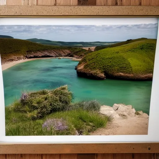 Prompt: a ultra high definition pastel coloured photographic print from a holiday photo album. the photo is a medium frame, 5 0 mm depicting public viewpoints from areas of outstanding natural beauty in an alien world not dissimilar to earth. no artefacts. highly detailed.