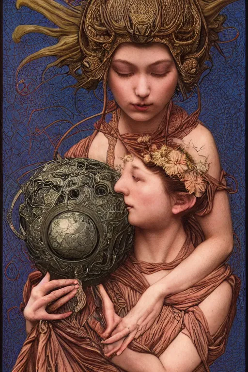 Prompt: a thiefling holding her imp frantisek kupka, intricate, miles johnston, kuroda seiki, cynical realism, ozabu, john william godward, painterly, yoshitaka amano, moebius, miles johnston, louise zhang, james jean, mark ryden