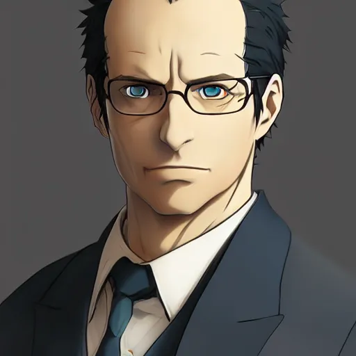 Image similar to portrait of professor james moriarty, anime fantasy illustration by tomoyuki yamasaki, kyoto studio, madhouse, ufotable, square enix, cinematic lighting, trending on artstation