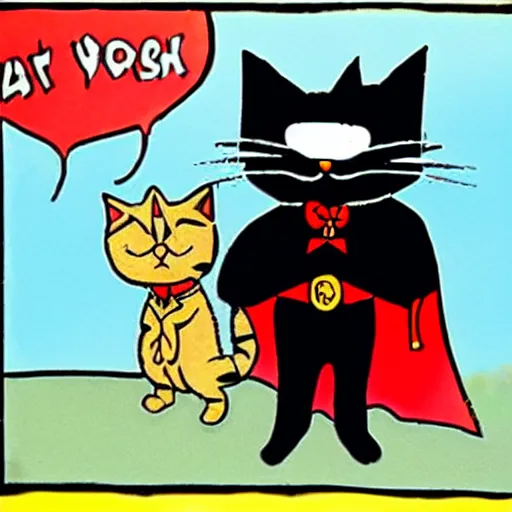a cute cartoon cat dressed as dracula for halloween, | Stable Diffusion