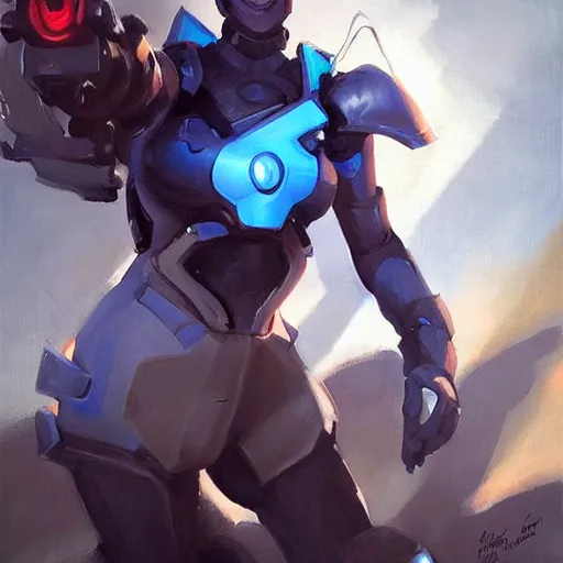 Image similar to greg manchess portrait painting of partially armored umbreon as overwatch character, medium shot, asymmetrical, profile picture, organic painting, sunny day, matte painting, bold shapes, hard edges, street art, trending on artstation, by huang guangjian, gil elvgren, ruan jia, greg rutkowski, gaston bussiere