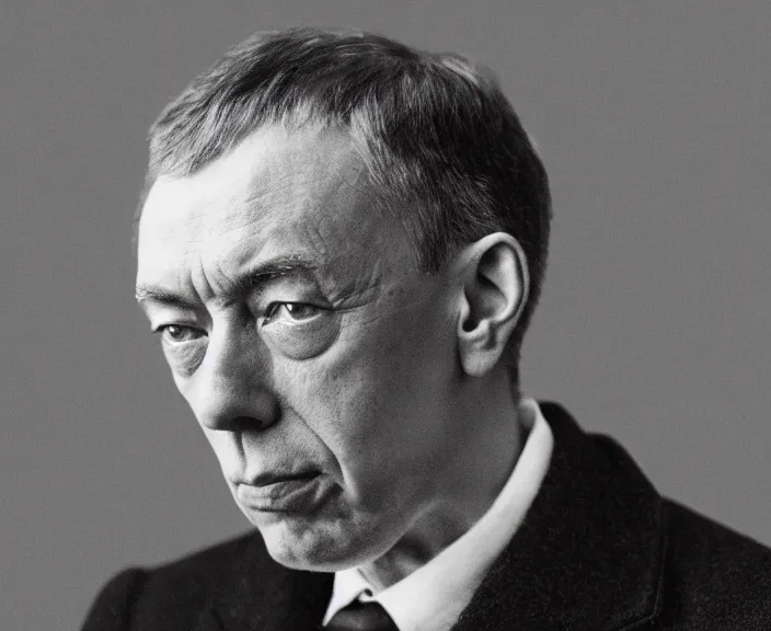 Image similar to 4 k hd, high detail photograph of serghei rachmaninoff, shot with sigma f / 4. 2, 2 5 0 mm sharp lens, wide shot, consistent, volumetric lighting, high level texture render