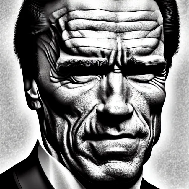 Prompt: epic professional digital portrait art of Arnold Schwarzenegger if he was Johann Sebastian Bach, ,best on artstation, cgsociety, wlop, Behance, pixiv, astonishing, impressive, outstanding, epic, cinematic, stunning, gorgeous, much detail, much wow, masterpiece.