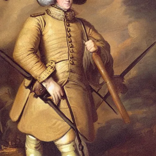 Image similar to army general snail, fine detail painted by joshua reynolds