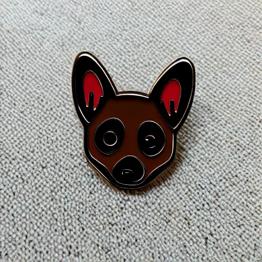 Prompt: enamel pin, adorable lifelike corgi, extremely cute, happy, fun, fashionable, sharp focus