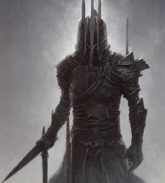 Image similar to crucible knight concept, beksinski, age of sigma art, frank franzetta, ruan jia, dark soul armor concept, trending on artstation, wayne barlowe, adrian smith fantasy art, elden ring art, the hobbit art, lord of the ring art, infinity blade armor