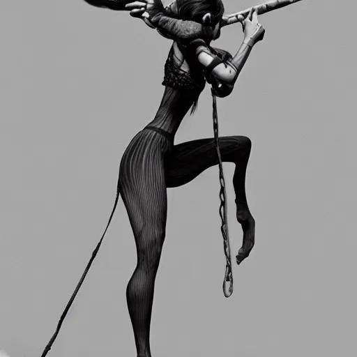 Image similar to rpg character concept art, most beautiful swedish models doing acroyoga, in the style of jamie hewlett hiroya oku riyoko ikeda, 3 d render, artstation trending, 8 k, octane render, photorealistic, sharp detail, manga, black and white