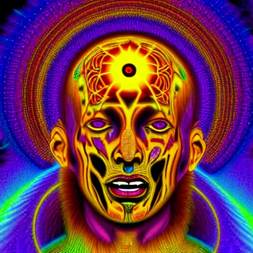 Image similar to dmt ego of death, 8 k, detailed