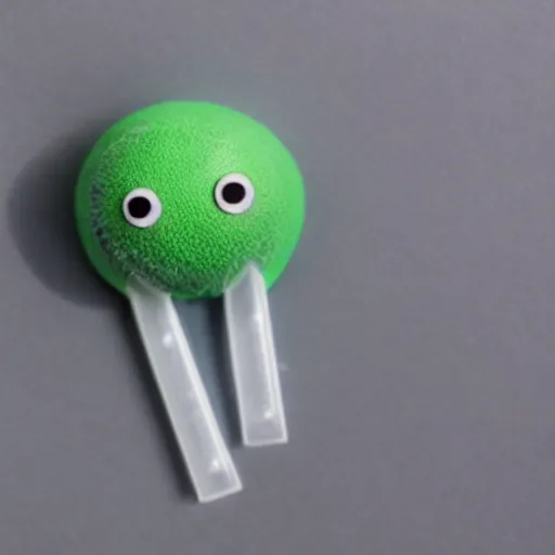 Prompt: tampons with googly eyes
