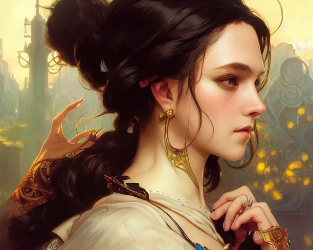 Image similar to photography of drew struzan, deep focus, d & d, fantasy, intricate, elegant, highly detailed, digital painting, artstation, concept art, matte, sharp focus, illustration, hearthstone, art by artgerm and greg rutkowski and alphonse mucha