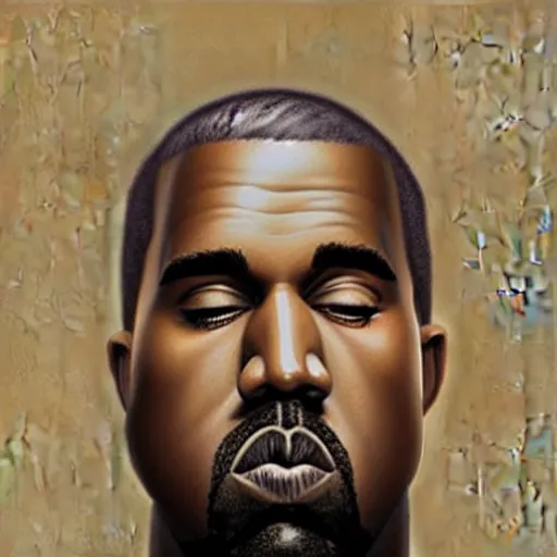 Image similar to Kanye West, artstation hall of fame gallery, editors choice, #1 digital painting of all time, most beautiful image ever created, emotionally evocative, greatest art ever made, lifetime achievement magnum opus masterpiece, the most amazing breathtaking image with the deepest message ever painted, a thing of beauty beyond imagination or words