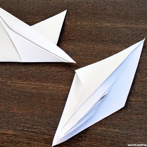 Prompt: instructions for folding a paper plane, hyper detailed, 4k