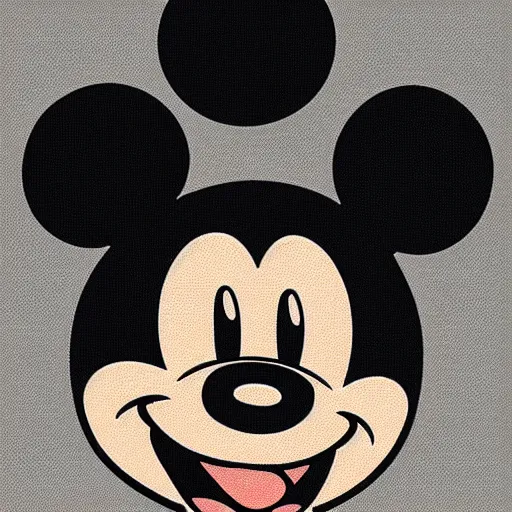 Image similar to ultra realistic mickey mouse