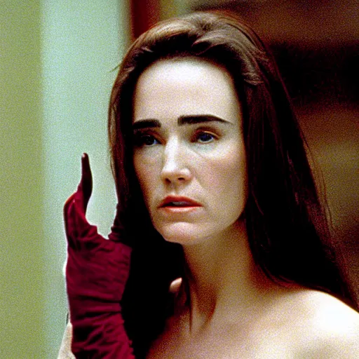 Image similar to Still of Jennifer Connelly removing her mask in Eyes Wide Shut (1999)