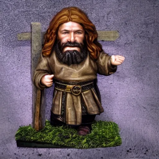 Prompt: dwarf jesus christ