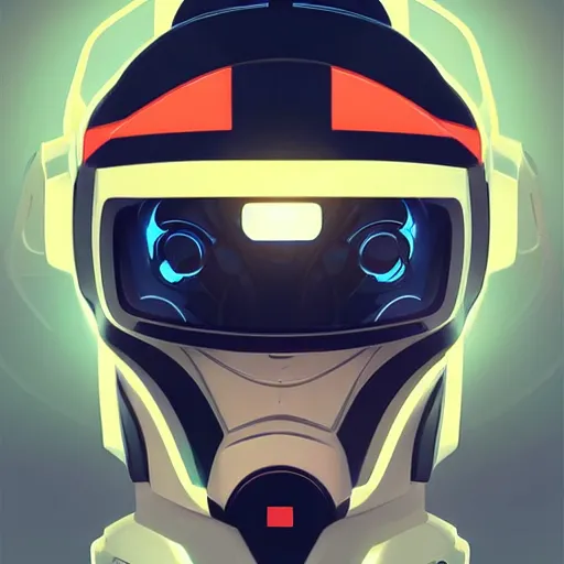 Image similar to face icon stylized minimalist robotech, loftis, cory behance hd by jesper ejsing, by rhads, makoto shinkai and lois van baarle, ilya kuvshinov, rossdraws global illumination