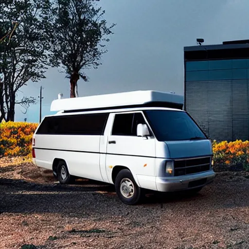 Image similar to an apple inc designed travel van