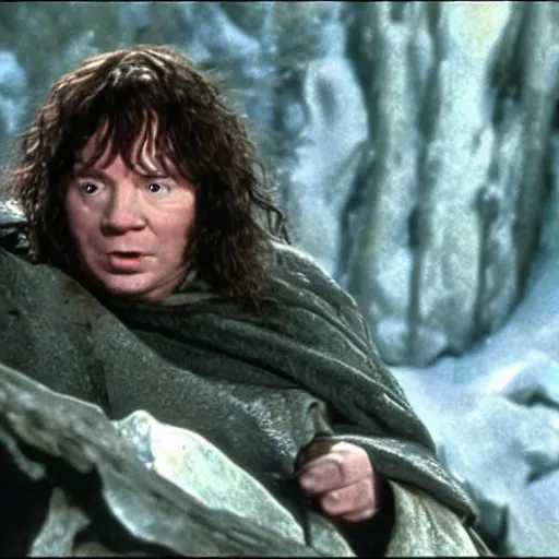 Image similar to film still of mike myers in the lord of the rings