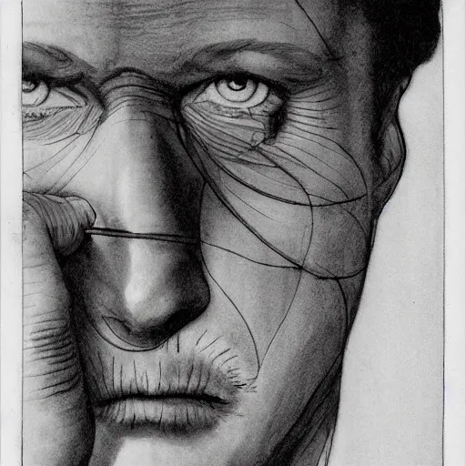 Image similar to ! dream hannibal lector, in the style of charles dulac. symmetry, smooth, sharp focus, semi - realism, intricate detail